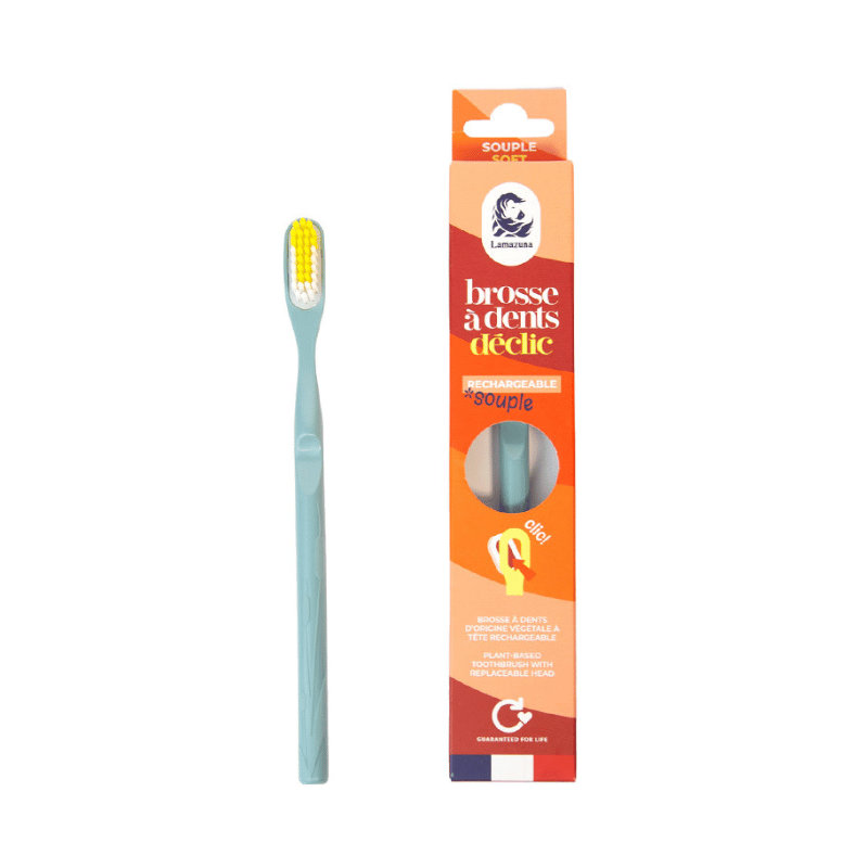 Brosse à dents écologique rechargeable - SOUPLE - Nuoo