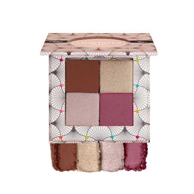 Palette 4 Fard à Paupière Bio - Nude Rose - Nuoo