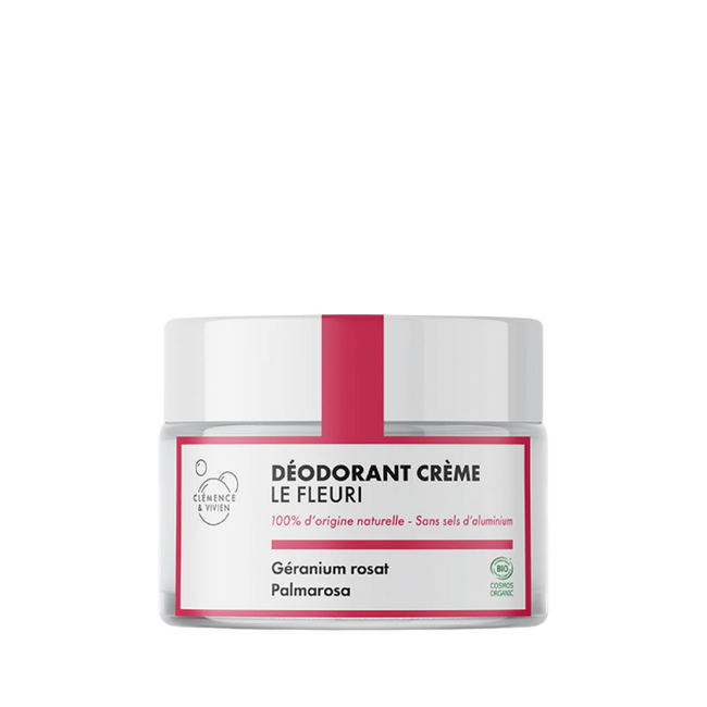 Déodorant Crème Le Fleuri - Géranium Rosat + Palmarosa - Nuoo