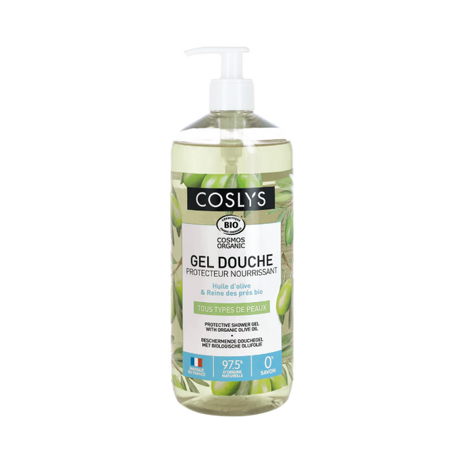 Gel Douche Protecteur Huile d'Olive et Reine des prés bio - Nuoo