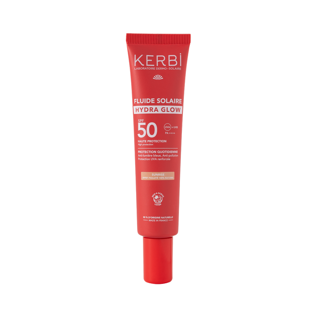 Fluide solaire Glow visage SPF50 - Nuoo