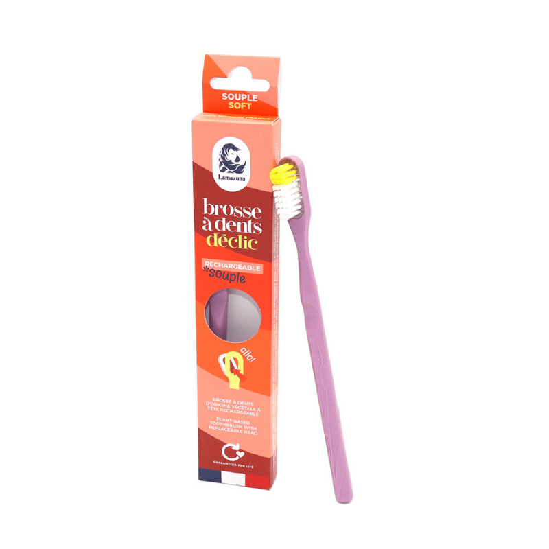 Brosse à dents écologique rechargeable - SOUPLE - Nuoo
