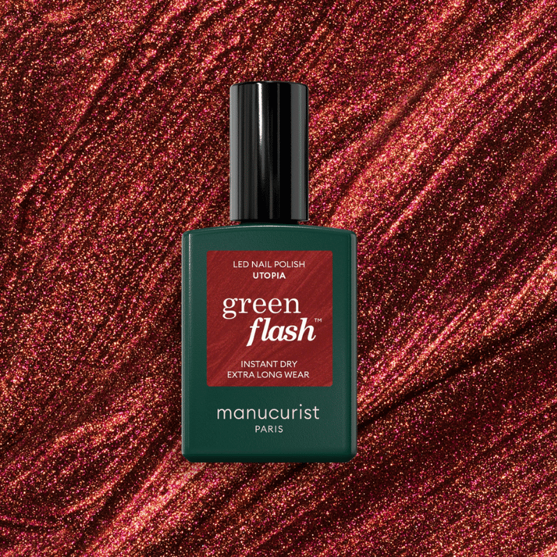 Vernis Green FLASH - Gamme Semi Permanent - Nuoo