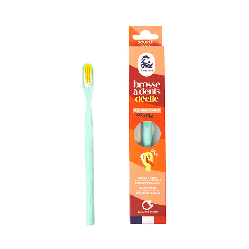 Brosse à dents écologique rechargeable - Médium - Nuoo