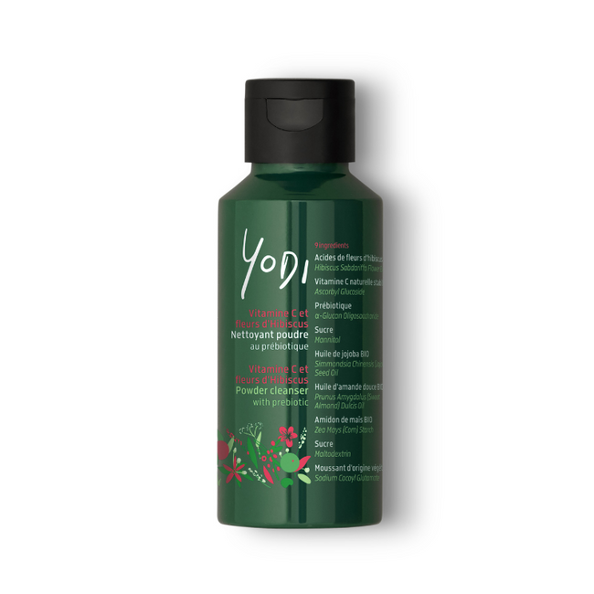 Nettoyant Poudre - Vitamine C Fleur d'Hibiscus & Prébiotique - Nuoo