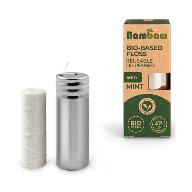 Fil Dentaire Vegan en PLA 1 Distributeur + 1 recharge - Nuoo