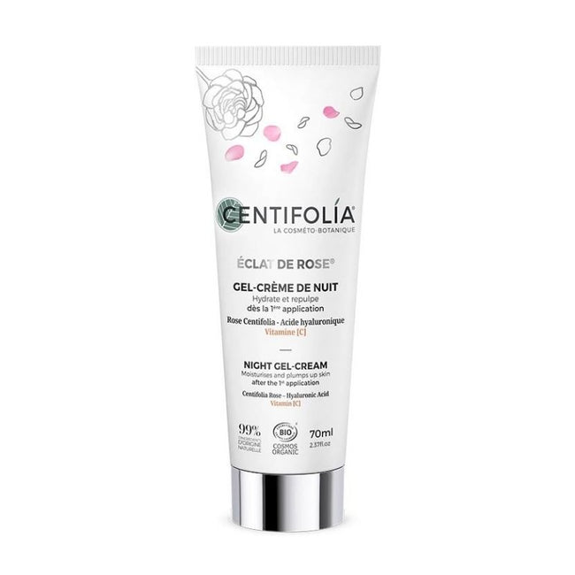 Gel Crème de Nuit - Éclat de Rose - Nuoo