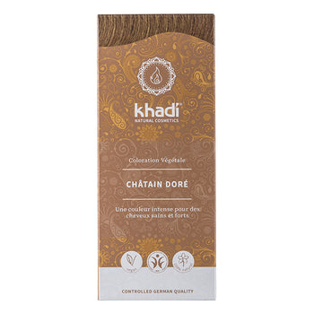 Khadi - Colorations - Soins Colorants Teinture aux plantes Châtain doré