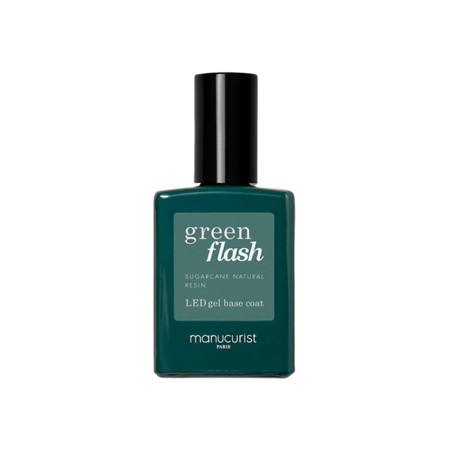 Base Coat Vitaminé Green FLASH - Gamme semi permanent - Nuoo